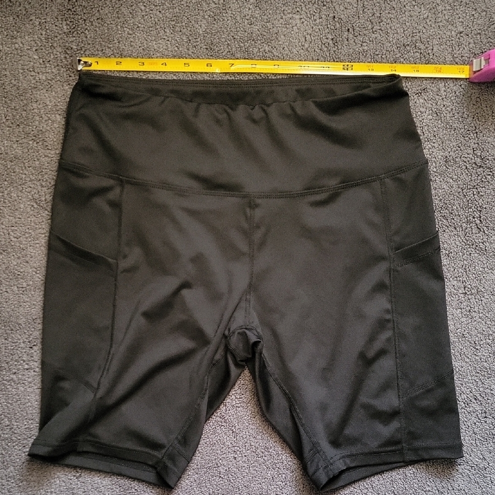 Black Bike Shorts with Performance Fit